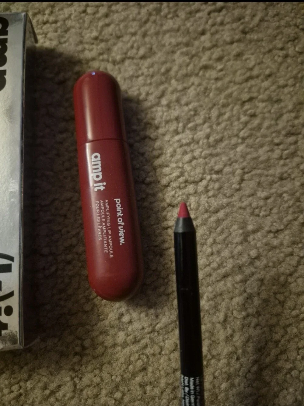Point of View Lip Ampoule + Contour Lip Pencil Shirley Temple/Extra Gernadine